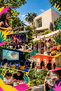 Vibrant Museum Festival Collage
